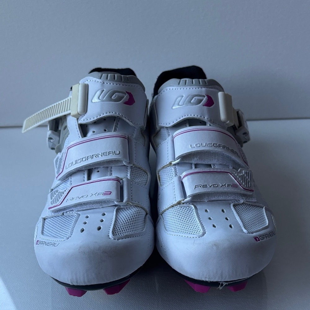 Women's Garneau RevoXR3White Cycling Clip in Shoes